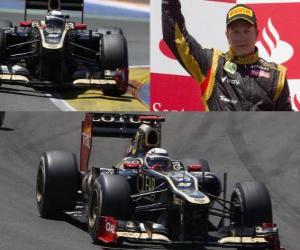 Puzzle Kimi Räikkönen - Lotus - Ευρωπαϊκό Grand Prix (2012) (κατετάγη 2ο)
